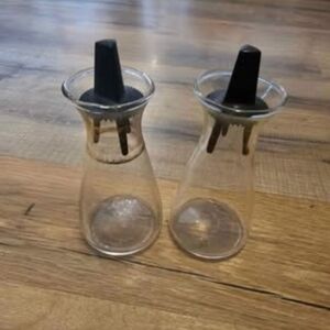 Vintage Pyrex salt and pepper shakers